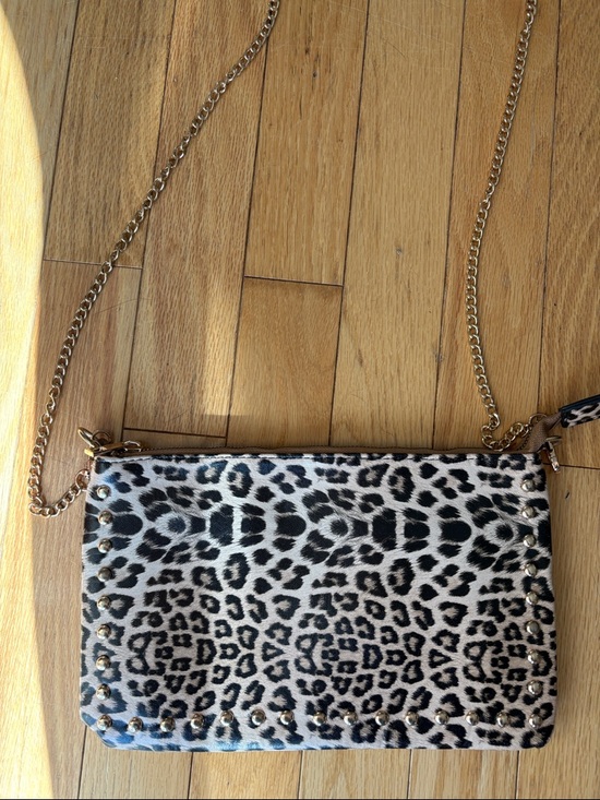 Handbags - Crossbody bag Leopard Print Chain with shoulder strap
